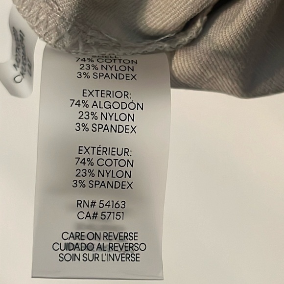 NWT Calvin Klein Front Seam Slim Tapered Leg Stretch Twill Ankle Pants Size XL - Picture 11 of 14